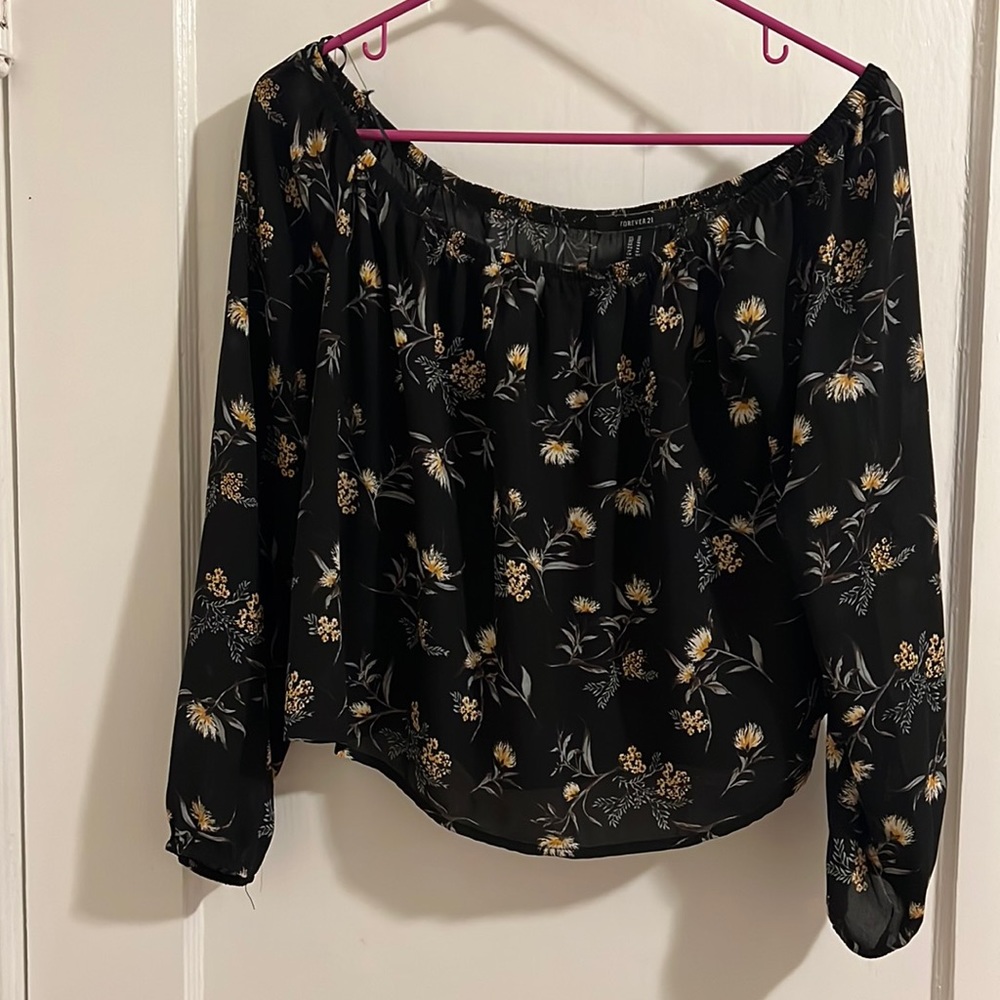 Forever 21 off the shoulder top